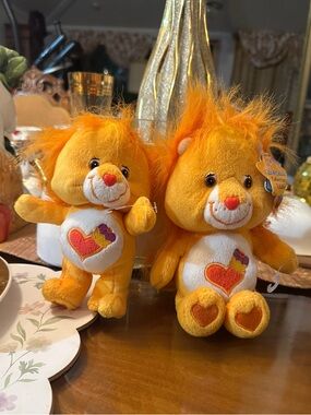 Care bear brave heart lion plush vintage
